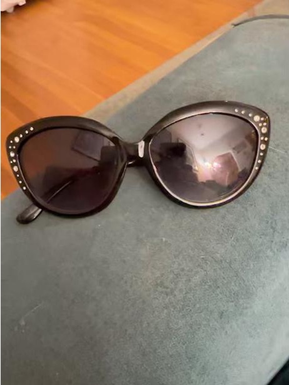In Search of (not for sale) Juicy Cat-Eye Sunglasses with Crystal Acc